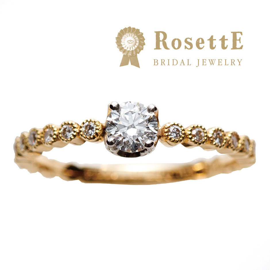 姫路でプロポーズをされる方にオススメの婚約指輪｜RosettE（ロゼット）のしずく（DEWDROP）
