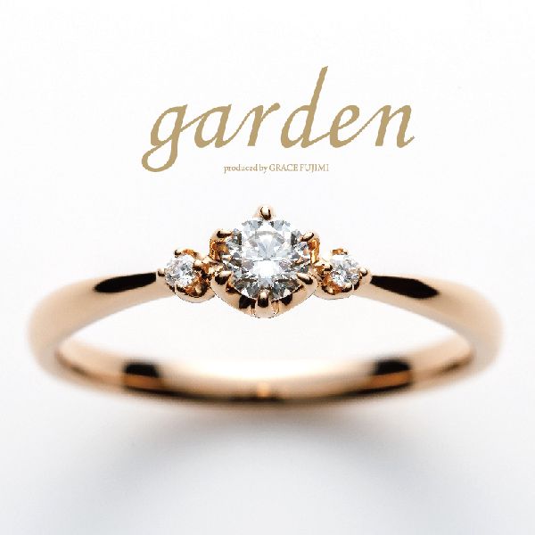 加古川市で人気の婚約指輪　gardenオリジナルの枠デザイン3