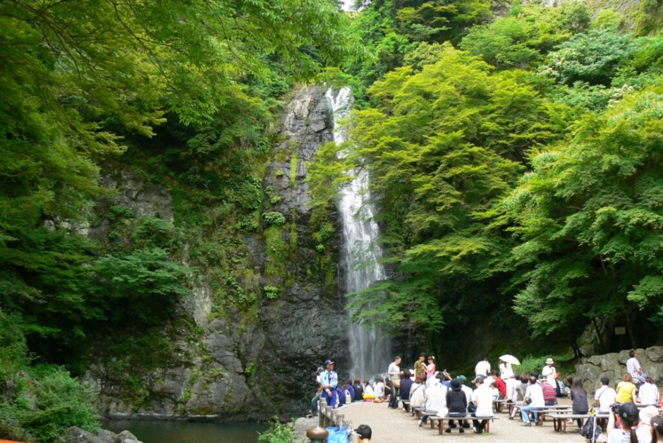 公園でプロポーズ箕面市箕面公園