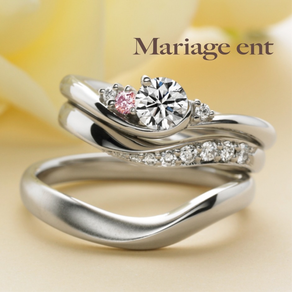 夏のプロポーズにおすすめな婚約指輪　Mariage ent