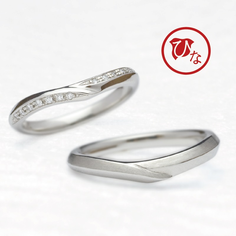 岸和田市で人気和の結婚指輪デザイン1３