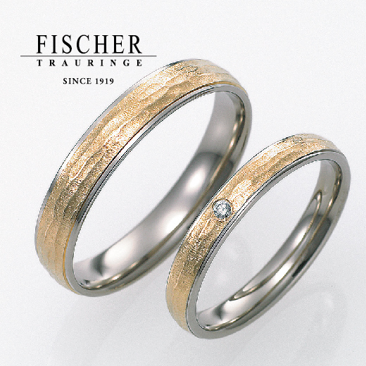 姫路で人気の鍛造製法の結婚指輪FISCHERの指輪4