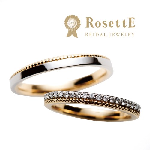 RosettEの結婚指輪ミルデザイン1