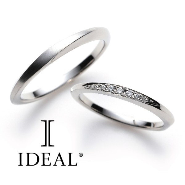 姫路で人気の鍛造製法の結婚指輪IDEAL plus fortのSCINTILLER