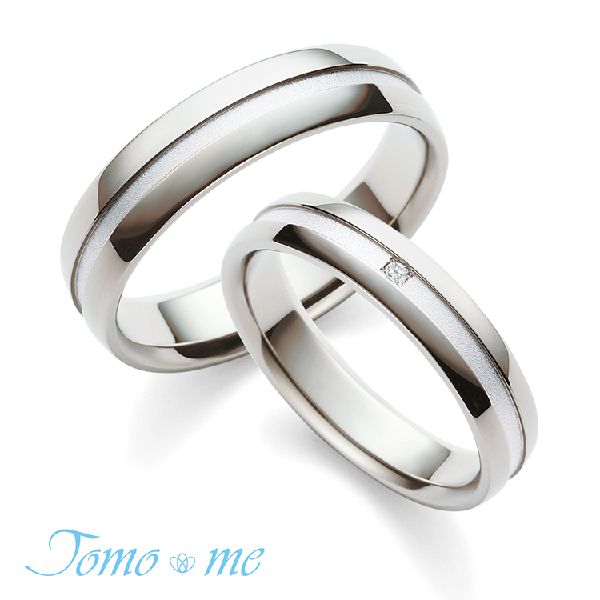 姫路の鍛造製法の結婚指輪Tomomeのmichi