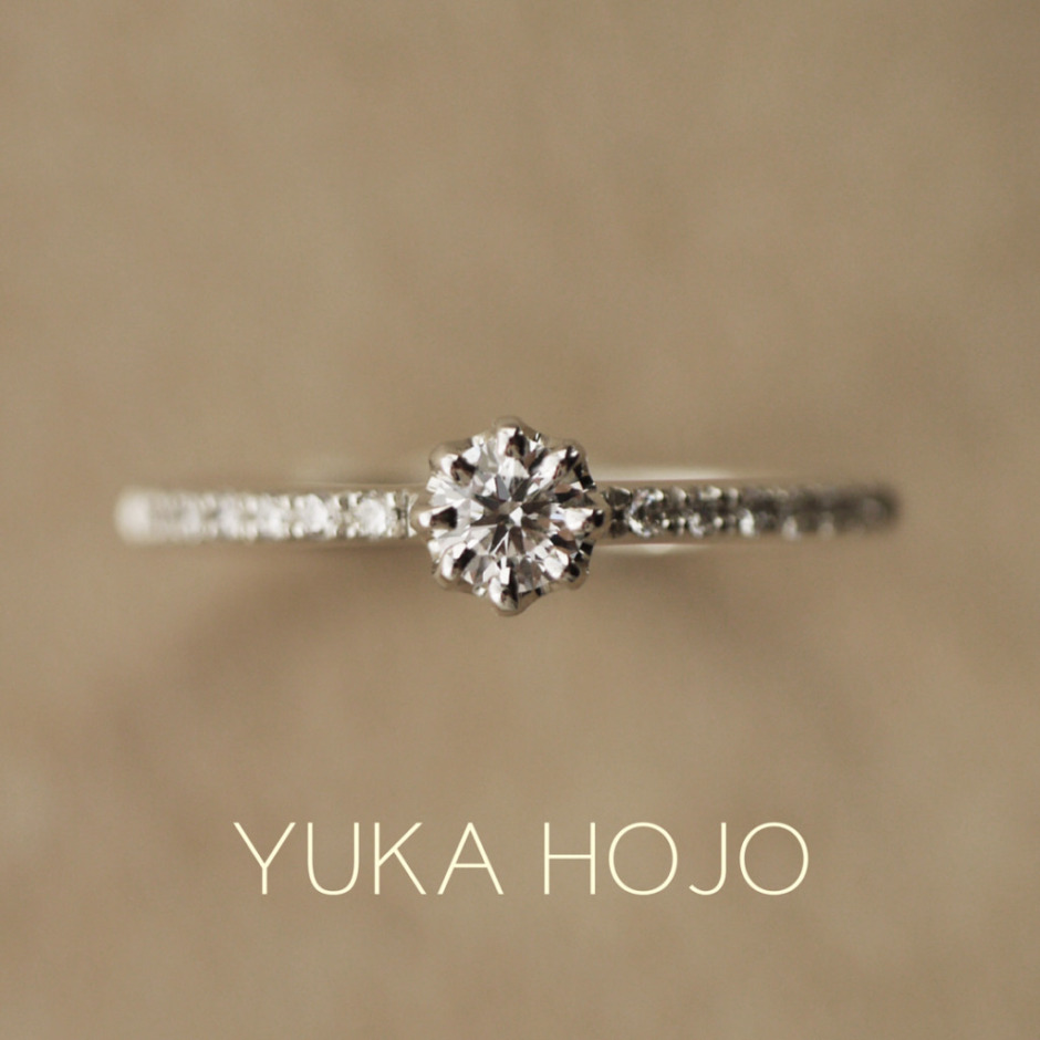 神戸で人気なYUKA HOJOの婚約指輪でHeaven ヘブン