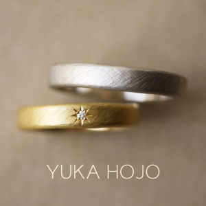 神戸で人気なYUKA HOJOの結婚指輪でWeaveウィーブ