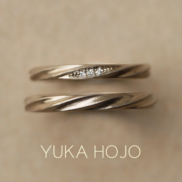 神戸で人気なYUKA HOJOの結婚指輪でCurrentカレント